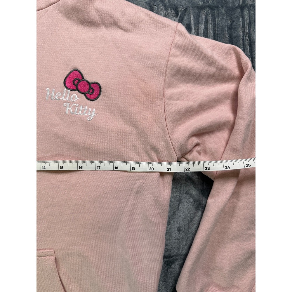 Universal Studios Japan Hoodie Womens M Pink Hello Kitty Full Zip Graphic Sanrio - Picture 4 of 5
